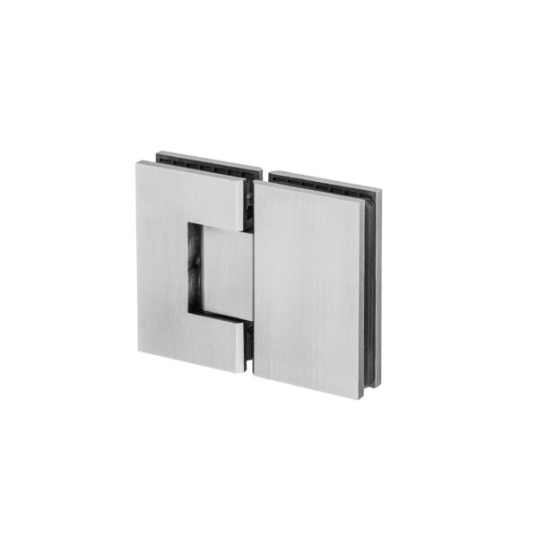 IN.05.308 - 1 BISAGRA CRISTAL - CRISTAL CON FRENO PARA PUERTAS MAX 45 KG