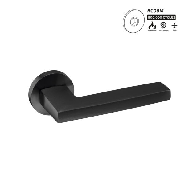 IN.00.107.TB - 1 MANILLA DE PUERTA TITANIUM BLACK