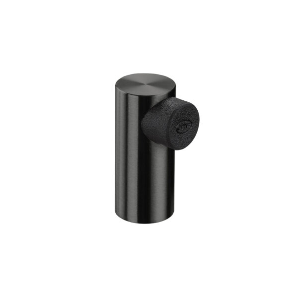 IN.13.008.TB - 1 TOPE DE PUERTA MODELO DESIGN MV - TITANIUM BLACK