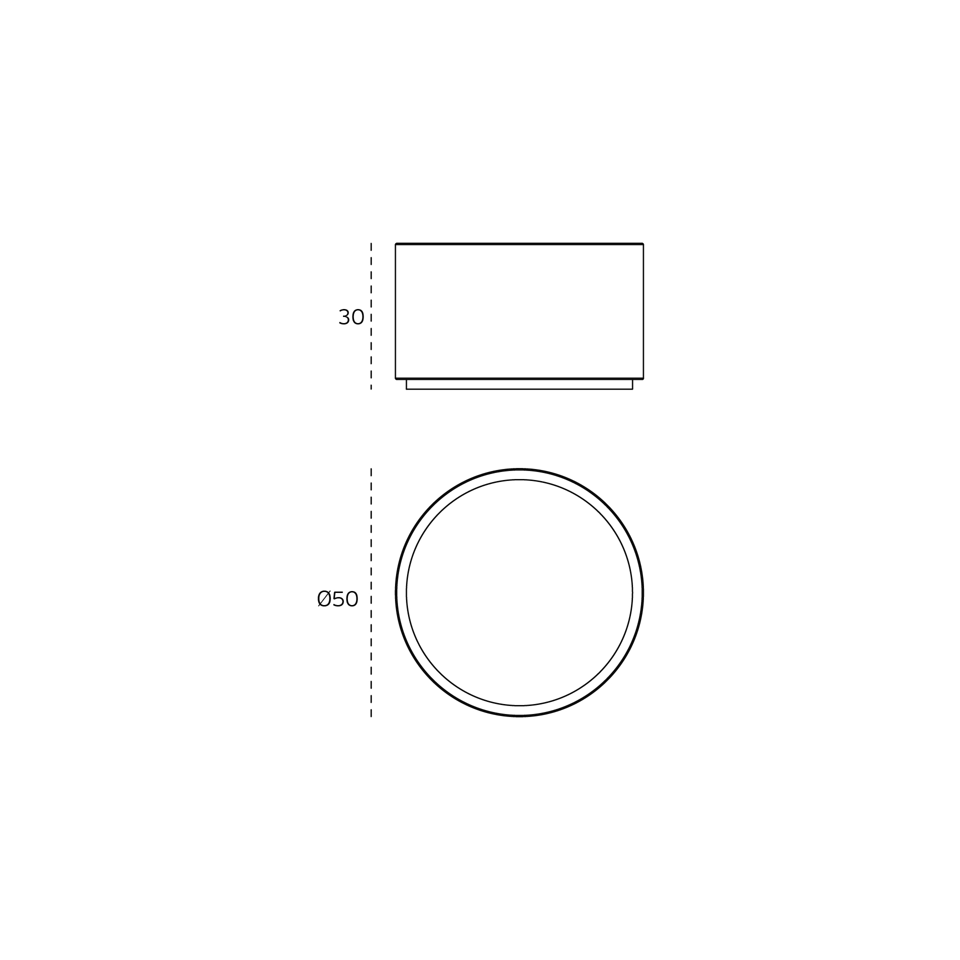 Tope de puerta modelo Freeline - IN.13.120 - Abstracta Soluciones