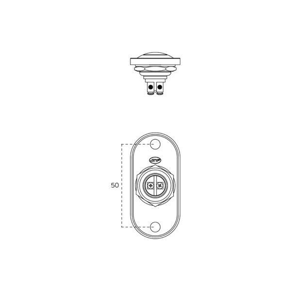 IN.24.202 - 3 INTERRUPTOR OVALADO