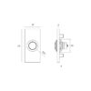 IN.24.206 - 2 INTERRUPTOR RECTANGULAR