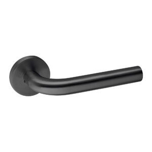 IN.00.028.TB 1 -MANILLA PARA PUERTA TUBULAR CURVA ACABADO TITANIUM BLACK