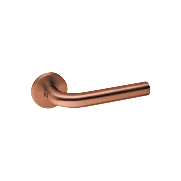 IN.00.028.TCO - 1 MANILLA PARA PUERTA TUBULAR CURVA - TITANIUM COPPER