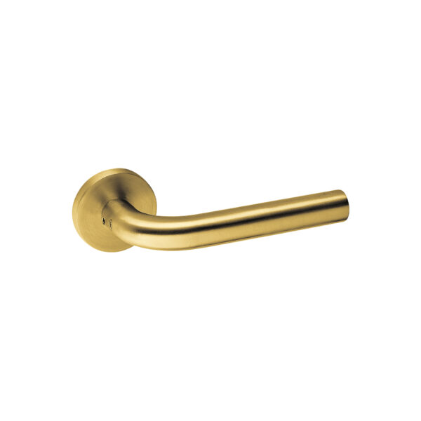 IN.00.028.TG - 1 MANILLA PARA PUERTA TUBULAR CURVA - TITANIUM GOLD