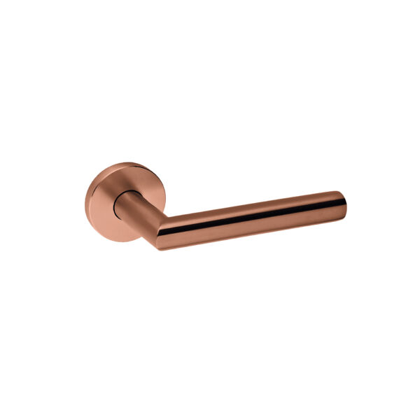 IN.00.030.TCO - 1 MANILLA PARA PUERTA TUBULAR RECTA - TITANIUM COPPER