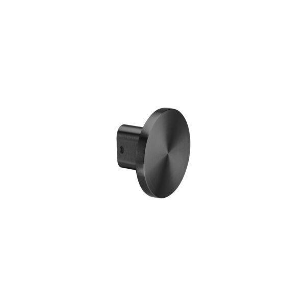 IN.00.165.TB - 1 TIRADOR DE PUERTA SIMPLE-FIJO MODELO POMO CM - TITANIUM BLACK