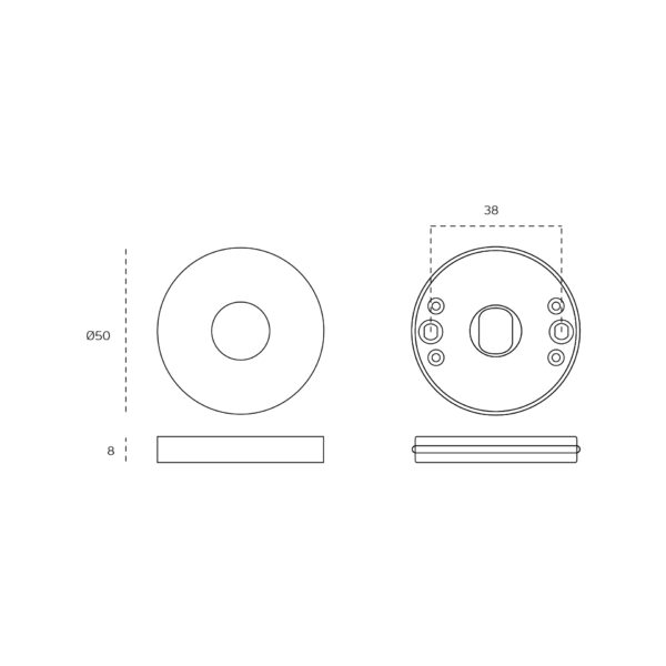 IN.00.240.RB08M - 4 MANILLA PARA PUERTA MODELO DYNAMIC