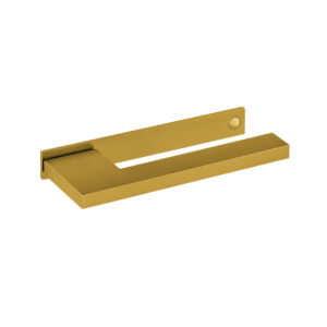 IN.00.432.45.TG - 1 MANILLA PARA PUERTA CON PLACA MODELO SLIM - TITANIUM GOLD