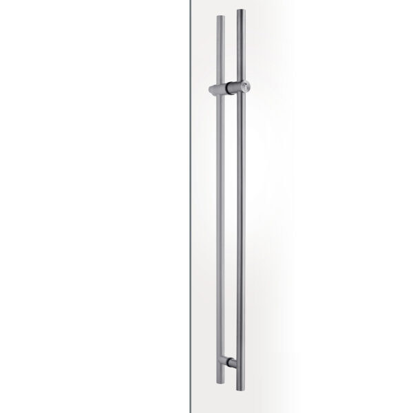 IN.07.105.D - 1 TIRADOR CON CERRADURA PARA PUERTAS DE CRISTAL