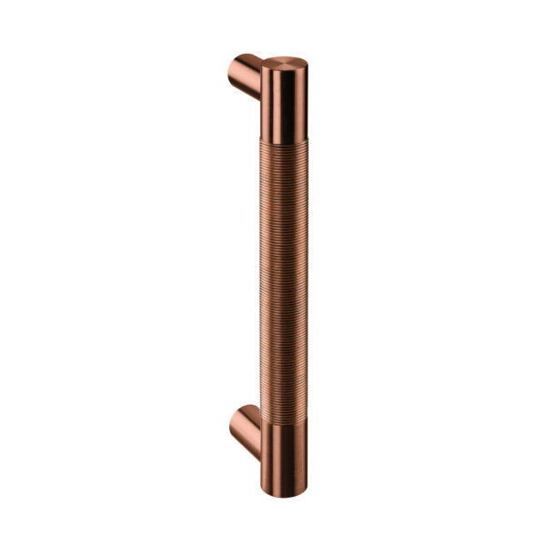 IN.07.187.D.TB - 2 TIRADOR DE PUERTA MODELO COPPER WIRE ANTI-BACTERIAL - TITANIUM BLACK