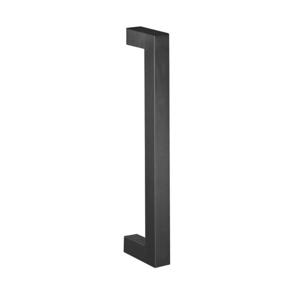 IN.07.200.D.25.600.TB - 2 TIRADOR DE PUERTA RECTO 600mm - TITANIUM BLACK