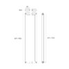 IN.07.412.D.600.TCO - 3 TIRADOR DE PUERTA MODELO LINK 600mm - TITANIUM COPPER