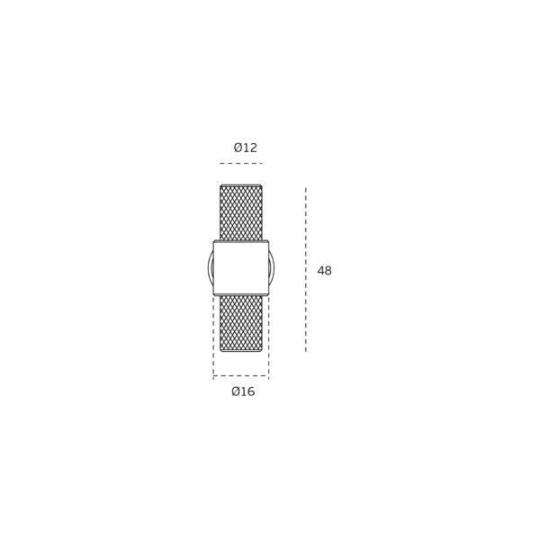 IN.22.152.16.KN - 3 POMO DE MUEBLE MODELO KN