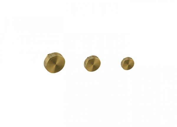 IN.22.160.30.KN.TG - 1 POMO DE MUEBLE CIRCULAR MODELO KN - TITANIUM GOLD