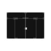 IN.81.121 - 3 CERRADURA LATERAL PARA PUERTA DE CRISTAL Q SYSTEM