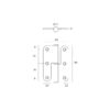 IN.05.023.D.E - 2 BISAGRA DESMONTABLE ECO SERIE JNF