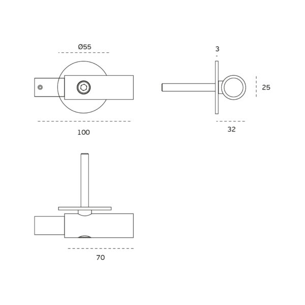 IN.15.012 - 2 CONECTOR TERMINAL Y SOPORTE DE PARED