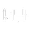 IN.22.103 - 5 TIRADOR DE MUEBLE 40X40MM