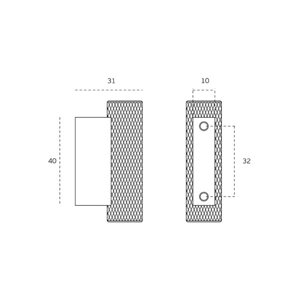 IN.22.135.KN - 3 POMO DE MUEBLE WATCH SERIES