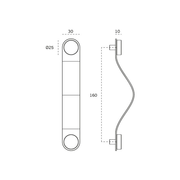 IN.22.165.KN.B - 3 TIRADOR DE MUEBLE DE CUERO NATURAL MARRON WATCH SERIES