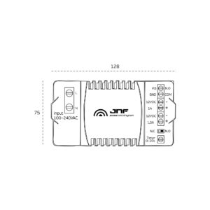 IN.28.110 - 2 FUENTE DE ALIMENTACION JNF AC 110-230V - DC12V