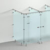 IN.75.007 - 2 BISAGRA CRISTAL - CRISTAL