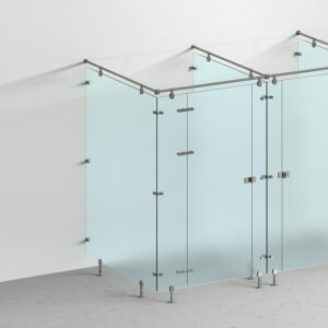 IN.75.007 - 2 BISAGRA CRISTAL - CRISTAL