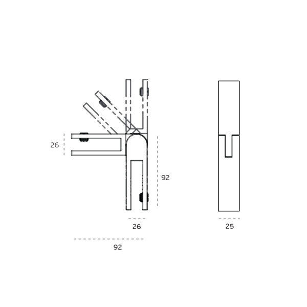 IN.80.860 - 2 ESTABILIZADOR AJUSTABLE PARA CRISTAL