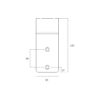 SM.002.E - 3 SOPORTE SUPERIOR PARA PANEL