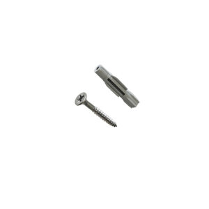 SM.042.E - 1 TORNILLO DE ROSCALATA PLANO + TARUGO DE NYLON