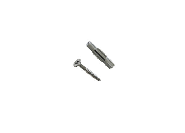 SM.042.E - 1 TORNILLO DE ROSCALATA PLANO + TARUGO DE NYLON