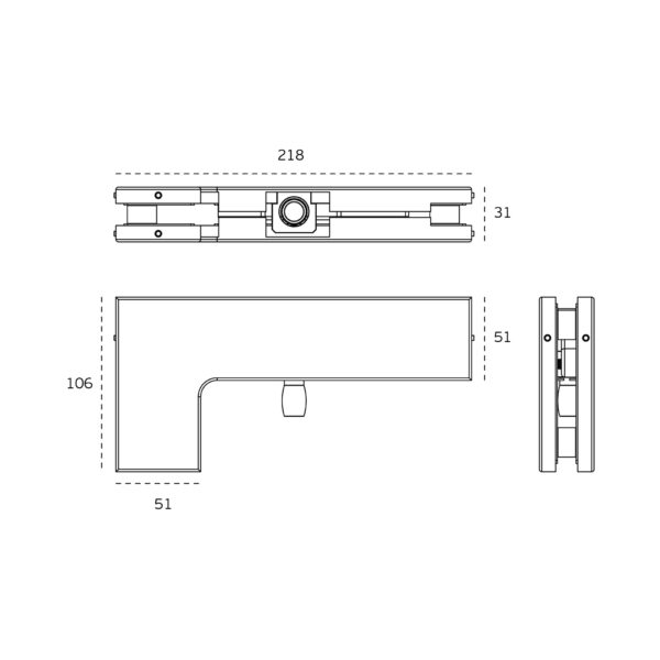 IN.81.111.1 - 3 SOPORTE LATERAL DE PANEL CON PIVOTE