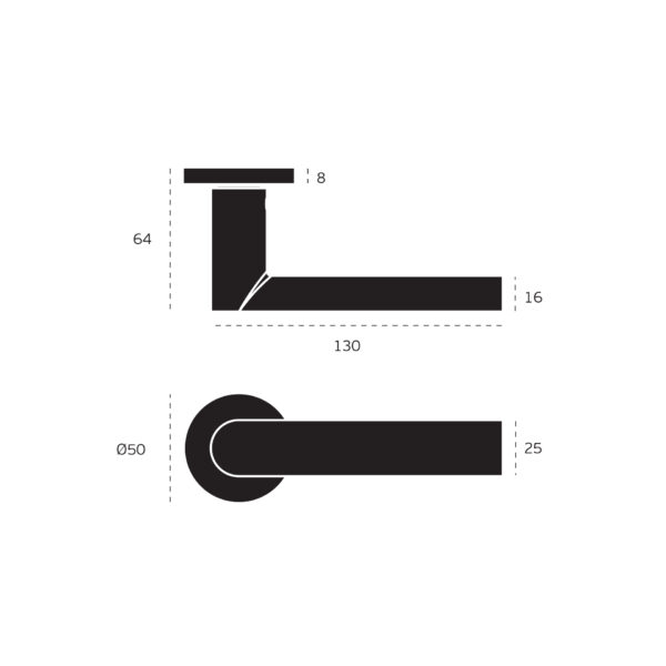 IN.00.082.FR.RC08N – 2 MANILLA DE PUERTA MODELO FLAT