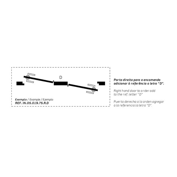 IN.05.019.R.100.D.EC – 3 BISAGRA DERECHA ECO SERIES