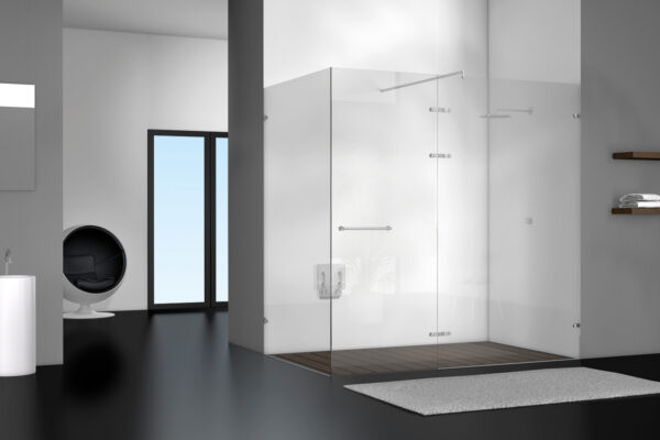 IN.80.600.1000 - 2 SISTEMA DE SOPORTE DE CRISTAL A PARED 1000 MM