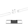 SM.010.C.25 - 3 CONECTOR DE TUBO 25MM