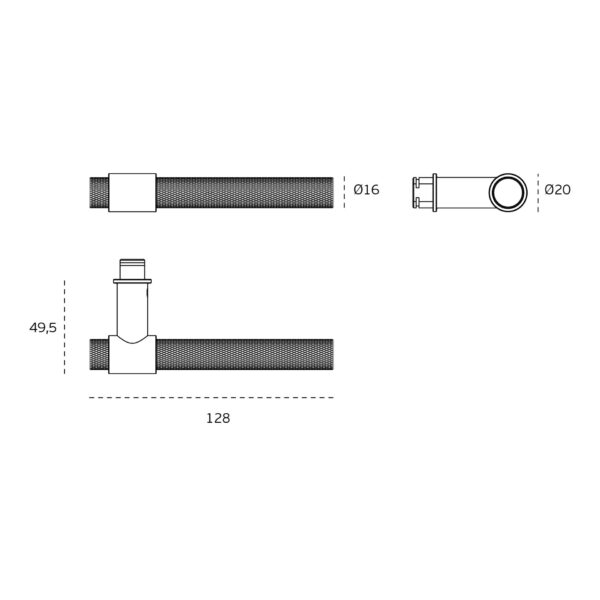 IN.00.145.16.KN.TB - 3 MANILLA DE PUERTA NATUR WATCH SERIES