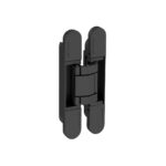 IN.05.062.B - 1 BISAGRA OCULTA CON AJUSTE 3D IGNÍFUGA - SERIE COPLAN ACABADO NEGRO