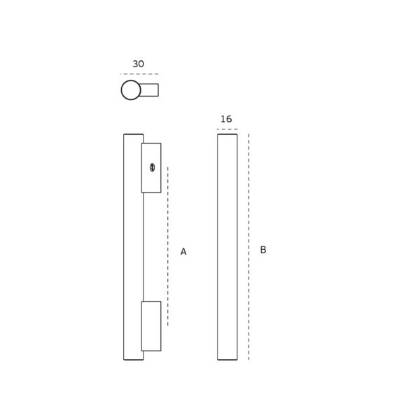 IN.22.136.KN.128 - 4 TIRADOR DE MUEBLE WATCH SERIES