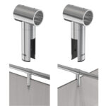 SM.012.90-180 - 1 SOPORTE SUPERIOR PARA PANEL 90°-180°