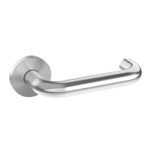 IN.00.028.B.TMS -1 MANILLA PARA PUERTA TUBULAR CON DOBLE CURVA ACABADO MICROSAFE ANTIMICROBIAL