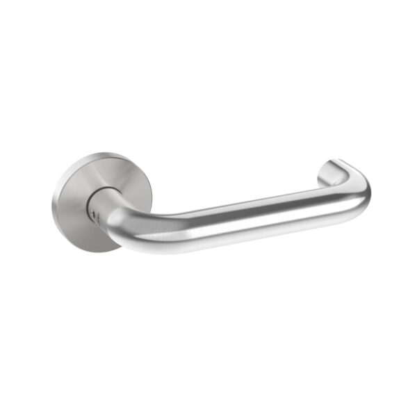 IN.00.028.B.TMS - 1 MANILLA PARA PUERTA TUBULAR CON DOBLE CURVA MICROSAFE - ANTIMICROBIAL