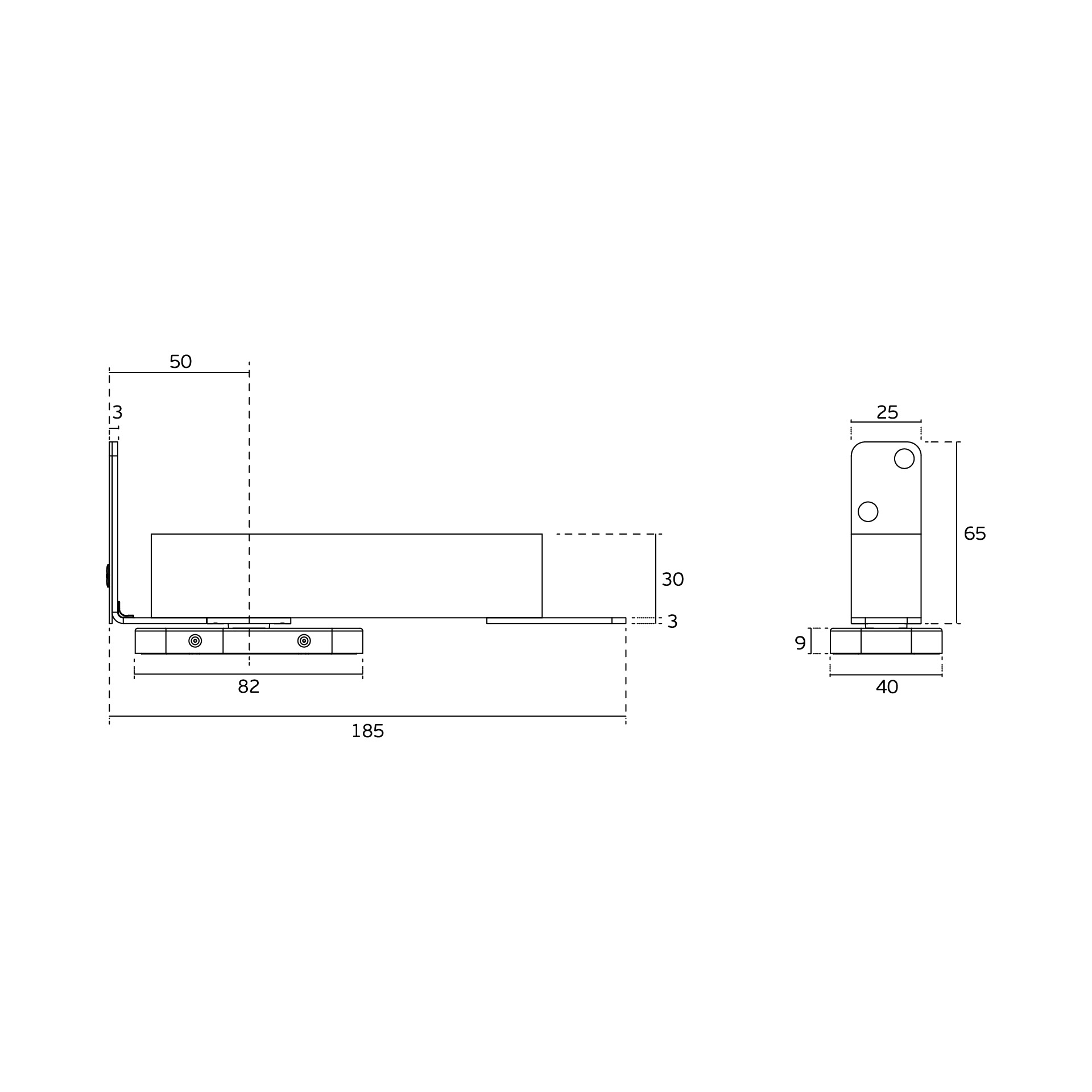 IN.05.203.HO - 2 PIVOTE HIDRÁULICO JNF 60 EDGE PARA PUERTAS HASTA 60 KG
