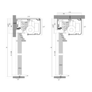 IN.15.780 – 2 SISTEMA PARA PUERTAS CORREDERAS AUTOMÁTICAS DE MADERA - 1 HOJA - K7