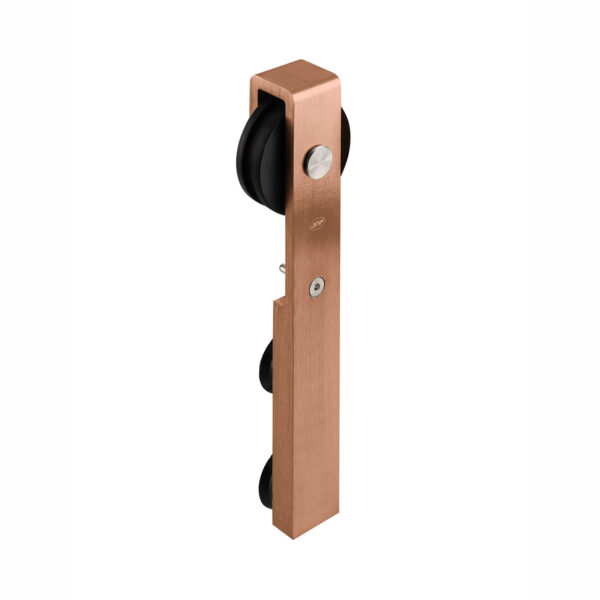 IN.15.900.B - 1 KIT P PUERTA CORREDERA DE VIDRIO JNF - CHARRIOT - BRONCE - 1700 MM