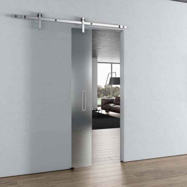 Kit p/puerta corredera de vidrio modelo Charriot - Satin - 1700 mm - JNF - IN.15.900.I - Imagen 2