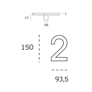 IN.34.000.P2 - 2 LETRA MAYÚSCULA CON SUJECIÓN OCULTA