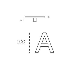 IN.34.005.P.A - 2 LETRA MAYÚSCULA CON SUJECIÓN OCULTA