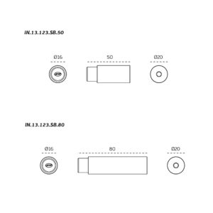 IN.13.123.SB.80.TG – 2 TOPE DE PUERTA